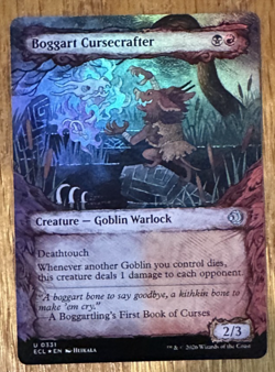 MTG: Lorwyn Eclipsed, Boggart Cursecrafter - Foil Showcase - Image 1
