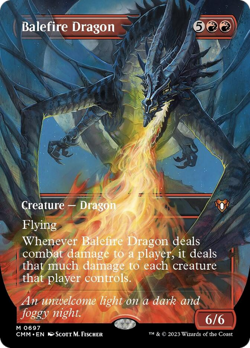 Balefire Dragon (Borderless Alternate Art) [Commander Masters] Magic MTG - Image 1