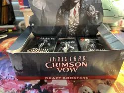 21 packs MTG Magic The Gathering Innistrad Crimson Vow Booster packs SEALED NEW - Image 2