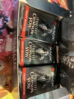 21 packs MTG Magic The Gathering Innistrad Crimson Vow Booster packs SEALED NEW - Image 3