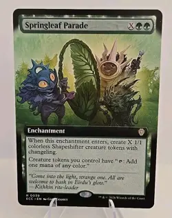 Springleaf Parade (Extended Art) MTG Commander: Lorwyn Eclipsed Regular - Image 1