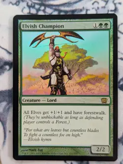 MTG - Elvish Champion - Eighth Edition - NM FOIL - Image 1