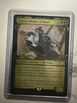 Arwen, Weaver of Hope (Showcase Scrolls) LOTR Tales of Middle-Earth Foil - Image 3