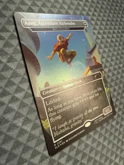MTG Aang, Ascendant Airbender #2291 Rainbow Foil R Secret Lair Drop Series (SLD) - Image 3