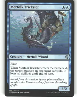 Merfolk Trickster - Dominaria - MTG - Uncommon - #56 - NM - Image 1