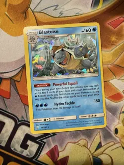 Blastoise 25/181 Team Up Exclusive Cracked Ice Holo Pokemon Card - Image 1
