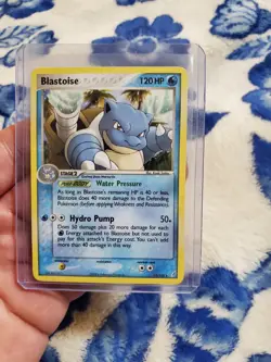 Pokemon TCG Blastoise 14/100 ex Crystal Guardians Rare - Image 1