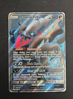 Pokemon TCG Darkrai GX Full Art 139/147 Burning Shadows - Image 1