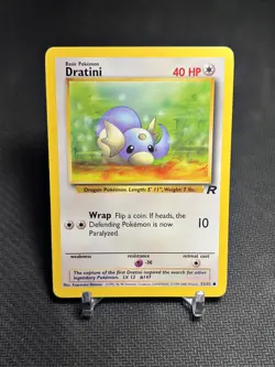 2000 Pokemon TCG Team Rocket Dratini 53/82 Common - HP - Image 1
