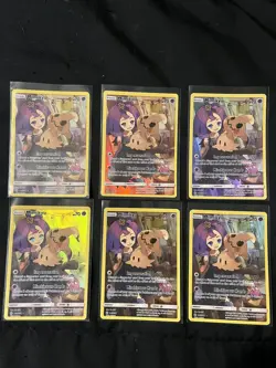Pokemon TCG Mimikyu 245/236 Full Art Cosmic Eclipse lot - Image 1