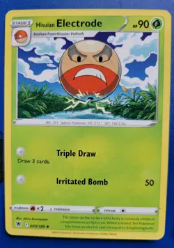Pokemon TCG Astral Radiance: Hisuian Electrode (003/189) - Uncommon - Near Mint - Image 1