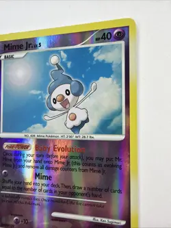 Mime Jr. 90/130 Diamond and Pearl Reverse Holo NM/LP Pokemon - Image 5