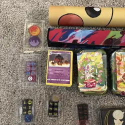 Pokemon TCG Accessories! COINS, SLEEVES, PLAY MAT, BULK, DICE, TINS - Image 2