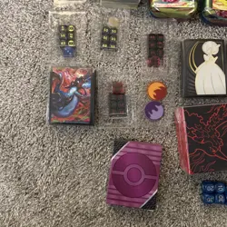 Pokemon TCG Accessories! COINS, SLEEVES, PLAY MAT, BULK, DICE, TINS - Image 5