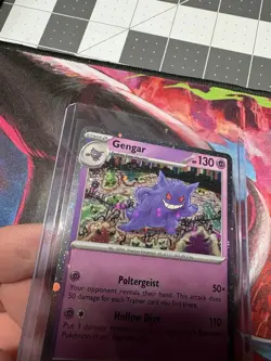 SWIRL - Gengar 094/165 Cosmos Holo Pokemon 151 SWSH Sam’s Club Exclusive NM - Image 2
