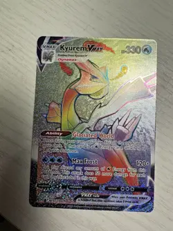Pokemon TCG - Kyurem VMAX 197/196 - SWSH Lost Origin Rainbow Secret Rare NM/M - Image 1