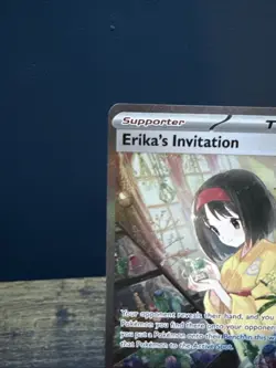 Pokemon TCG Scarlet & Violet Trainer Supporter Erika's Invitation 203/165 - Image 2