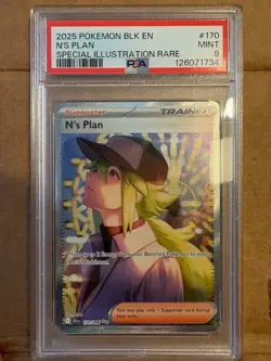 [PSA 9] Pokemon Black Bolt: N's Plan #170/086 - Image 1
