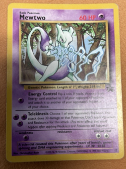 Mewtwo 12 Promo Wizards Black Star Promos Pokemon MP-HP - Image 1