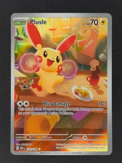 Plusle 193 Pokemon PAR Paradox Rift 2023 NM 🔥🔥🔥 - Image 1