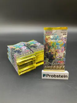 Lot of (50) Pokemon TCG Korean S6a Eevee Heroes Booster Packs SEALED #4 - Image 1