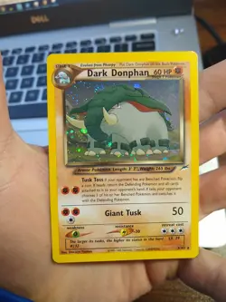 Pokemon Dark Donphan 3/105 Neo Discovery Holo Rare Near Mint - Image 2