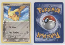 Pikachu Pokemon EX Holon Phantoms #79 2006 - Image 3
