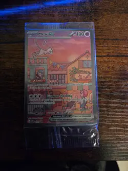 Mew ex SVP 053 Pokemon TCG Scarlet Violet 151 Black Star Promo Full Art SEALED - Image 1