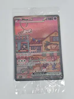 Pokemon Mew EX TCG SVP053 151 Black Star Promo, SEALED - Image 1