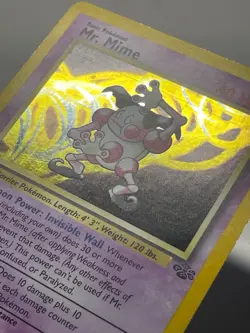 Pokemon Mr. Mime Jungle Holo Rare 6/64 - LP - Image 4