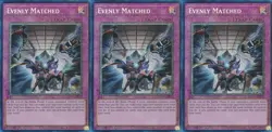 3x Evenly Matched | RA01-EN074 | PCR | 1st Ed | NM | YuGiOh - Image 1
