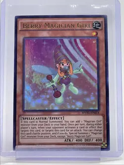 BERRY MAGICIAN GIRL 2016 YU-GI-OH! THE DARK SIDE 1ST SECRET RARE B Q5677 - Image 1