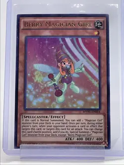 BERRY MAGICIAN GIRL 2016 YU-GI-OH! THE DARK SIDE 1ST SECRET RARE A Q5677 - Image 1