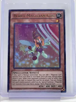 BERRY MAGICIAN GIRL 2016 YU-GI-OH! THE DARK SIDE 1ST SECRET RARE Q5677 - Image 1