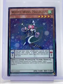 WHITE WING MAGICIAN 2017 YU-GI-OH! PENDULUM 1ST ULTRA RARE HOLO Q5677 - Image 1