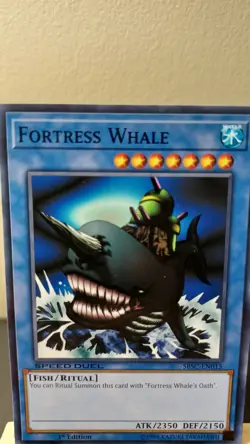 Fortress Whale 1st Edition [NM] - Yu-Gi-Oh! SBSC [Common] - Image 1