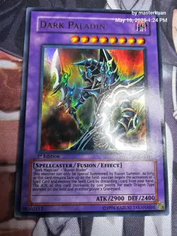 Dark Paladin MFC-105 Ultra Rare 1st Edition ALT CORRECTED ART NM Yugioh Asia ENG - Image 1