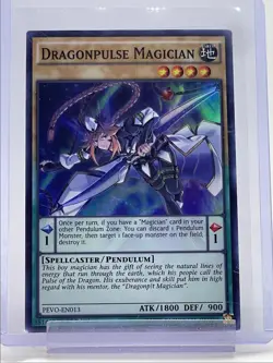 DRAGONPULSE MAGICIAN 2017 YU-GI-OH! PENDULUM 1ST SUPER RARE Q5677 - Image 1