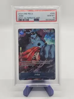 JINBE OP07-045 SR ALT ART PSA 10 ONE PIECE TCG - Image 1