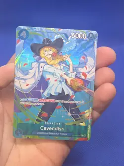 One Piece Royal Blood Cavendish OP10-045 Parallel Alternate Art Rare LP - Image 2