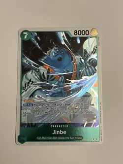 Jinbe Rare (R) EB04-015 The Azure Sea's Seven English Foil - Image 1