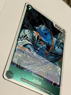 Jinbe Rare (R) EB04-015 The Azure Sea's Seven English Foil - Image 2