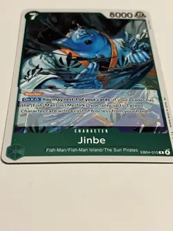 Jinbe Rare (R) EB04-015 The Azure Sea's Seven English Foil - Image 3