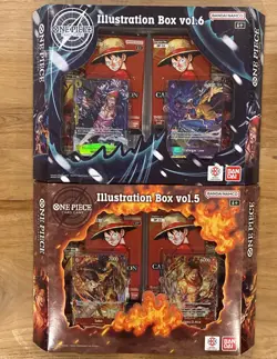 One Piece Illustration Box Vol 5 and Vol 6 Lot IN HAND Sealed PRB-02 OP-13 - Image 1