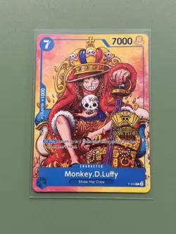 Monkey.D.Luffy (2nd Anniversary Stamped Promo) P-043 One Piece TCG English - Image 1