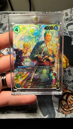 One Piece Azure Sea's OP14 Roronoa Zoro SP PRB02-006 NM - Image 1