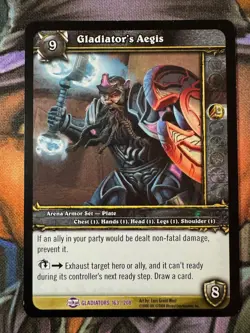 World of Warcraft TCG Gladiators 163/208 Gladiator's Aegis - Image 1