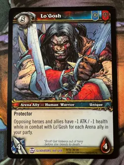 World of Warcraft TCG Gladiators 148/208 Lo'Gosh - Image 1