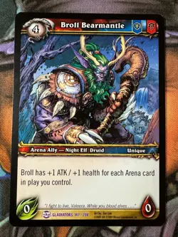 World of Warcraft TCG Gladiators 147/208 Broll Bearmantle - Image 1