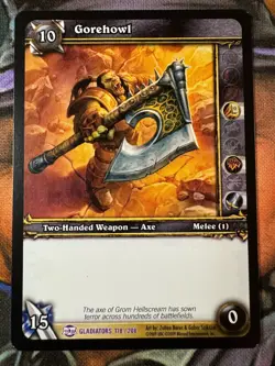 World of Warcraft TCG Gladiators 178/208 Gorehowl - Image 1